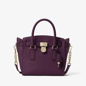 Michael Kors Hamilton Leather Large Satchel